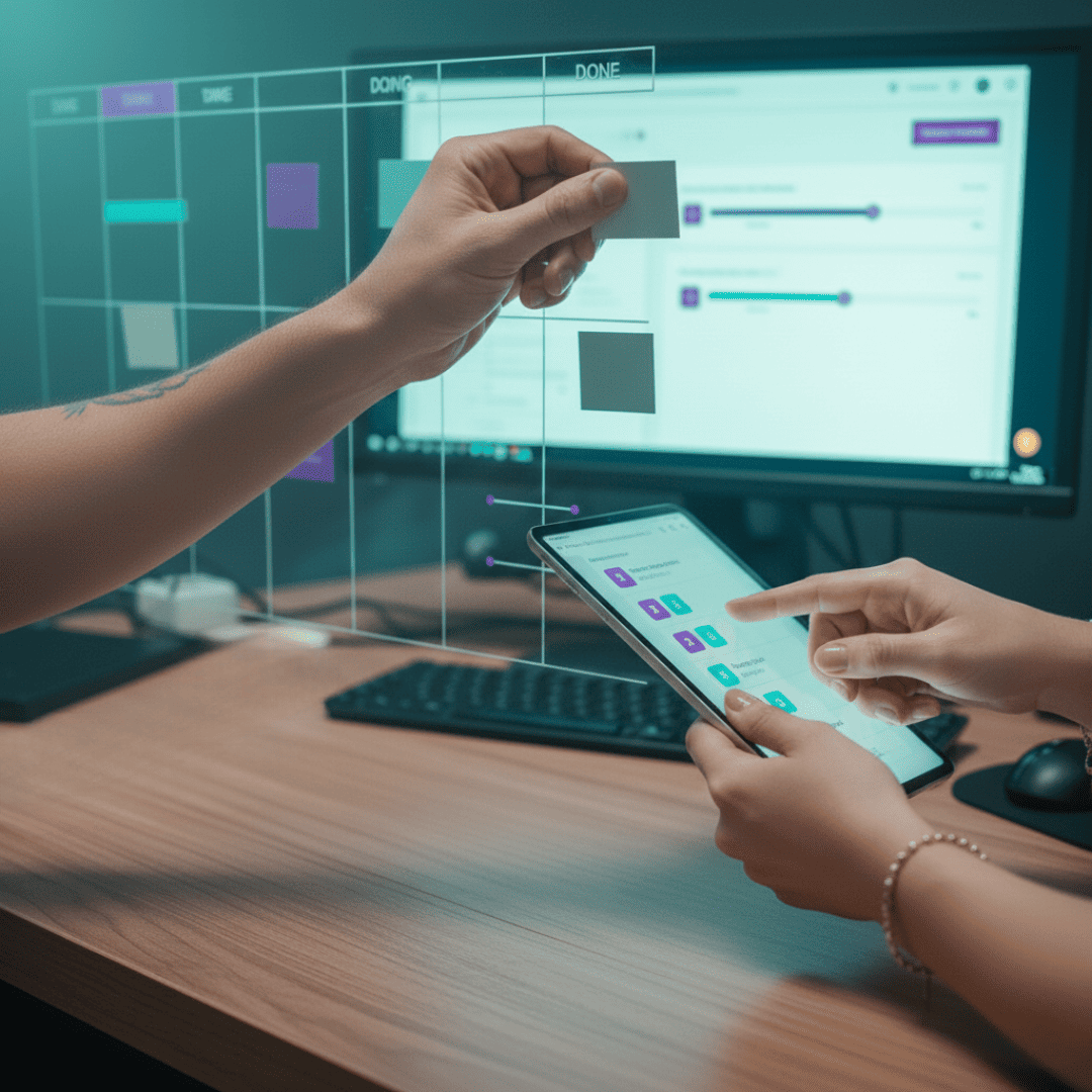 Plano de Ação - Kanban board digital e planejamento estratégico